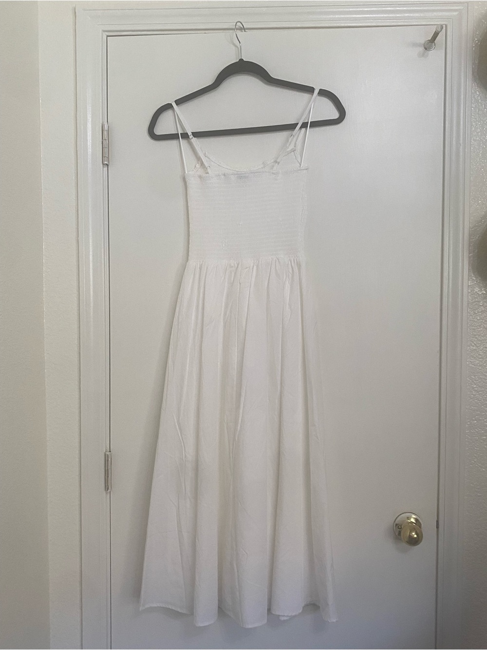 HYFVE White Smocked Bodice Maxi Dress - Picture 6 of 8
